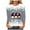 Light Gray, variant on larppty Christmas Shirts for Women Trendy Xmas Gnome Graphic Tees 3/4 Sleeve Tops Crewneck Blouses Holiday Tshirts (Light Gray, M)