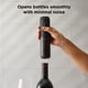 thumbnail image 3 of Abridor de botellas de vino eléctrico con forma de sacacorchos Rabbit Compact, negro, 3 of 7