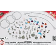 5-Minute Crafts Bracelet Making Kit Colorful Beads Charms Pendants Arts and Crafts Kids 6+ Non Toxic