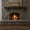 Black, variant on 60'' Fireplace Mantel with Flat Surface, Fir Wood Wall-Mounted, Floating Mantle Shelves Decor for Wall, Bedroom, TV, Books, Livingroom, Light Brown