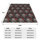 thumbnail image 3 of Balery Skull and Red Roses Manta de Felpa Suave y Acogedora – Cobija de Franela Aterciopelada para Cama, Lavable y Cálida para Sofá, Mascotas, Transpirable-40"x30", 3 of 7