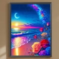 thumbnail image 1 of Cuadros Decorativos Pintura de diamante 5D DIY Full Round Drill Fantasy Beach Kit Decoración para el hogar Wdftyju  embutido en tela, 1 of 7