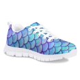 thumbnail image 2 of Pzuqiu Girl/Boy Running Shoes Mermaid Pattern Ultralight Comfortable Child Tennis Shoes Breathable Mesh Kids Shoes Size 4, 2 of 7