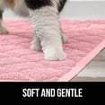 thumbnail image 3 of GORILLA GRIP Cat Litter Box Mat, 35x23, Water Resistant Kitty Litter Trapping Mat, Textured Backing, Easy to Clean, Less Waste and Clean Floors, Kitten Supplies for Indoor Cats, Soft o, 3 of 9
