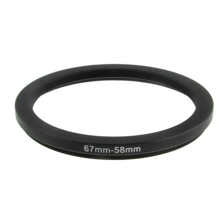 Unique Bargains Unique Bargains Camera Parts 67mm-58mm Lens Filter Step Down Ring Adaptor Black