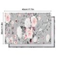 thumbnail image 5 of Pioneer Flower Floral Print Pattern Summer Placemats Table Placemats Set Of 6-Linen Kitchen Washable Placemats Table Mats 12x18 Inch Non-Slip Heat Resistant, 5 of 5