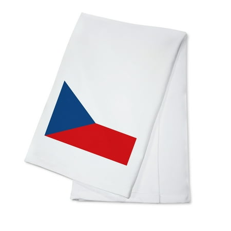 

Czech Republic Country Flag Letterpress (100% Cotton Tea Towel Decorative Hand Towel Kitchen and Home)