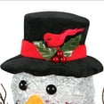 thumbnail image 4 of Haute Decor 17 Inch Spun Acrylic Snowman with LED Lights, 4 of 6