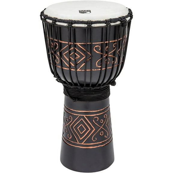 Toca Street Series Black Onyx Djembe Medium