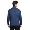thumbnail image 2 of Puma Golf 532016 Men's Cloudspun Quarter-Zip-NAVY BLAZER HTHR-S, 2 of 3