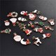 thumbnail image 5 of Wosthever 20 piezas aleación de colores mezclados Navidad colgante collar decoración artesanía DIY hacer joyería Navidad Año Nuevo regalo Artesanía, 5 of 6
