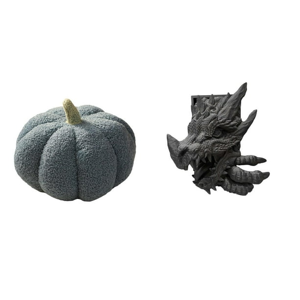 Cojín de sofá de calabaza y sujetalibros para Halloween, dormitorio, sala de estar, estantería, decoración del hogar