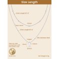 thumbnail image 6 of KeyStyle Cross Necklace for Women Hypoallergenic Stainless Steel Double Layered Cross Pendant Christmas Easter Christian Jewelry Gift, 6 of 10