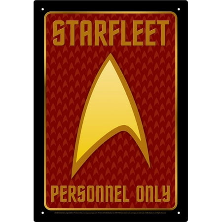 Star Trek Personnel Tin Sign (Best Star Sign For Aquarius)