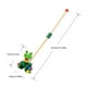 thumbnail image 5 of Juguete para caminar de madera para empujar y tirar, andador de madera para bebés, juguete para caminar con empuje de animales de madera, andador para bebés de madera, rendimiento sólido, 5 of 7