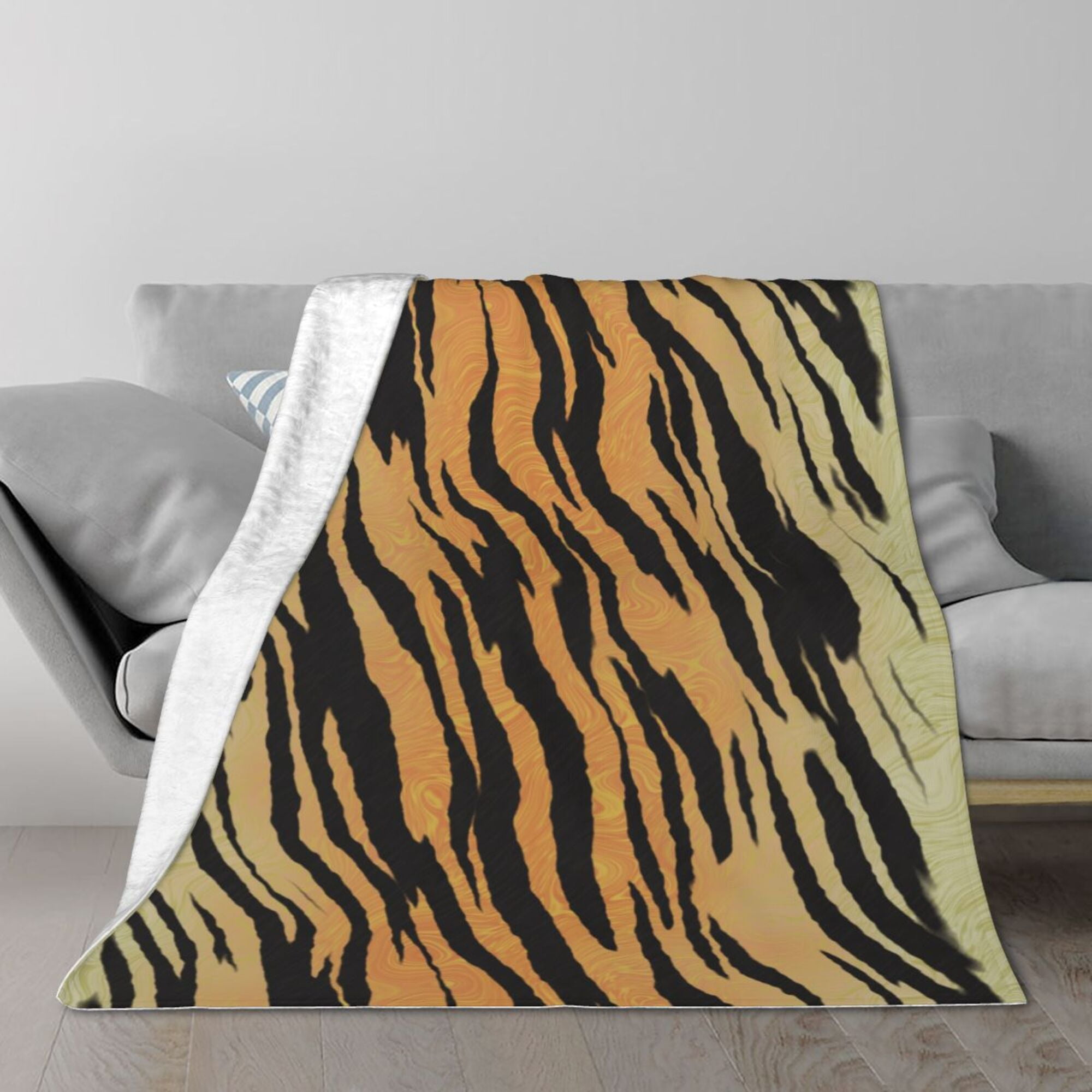 Tiger print blanket sale