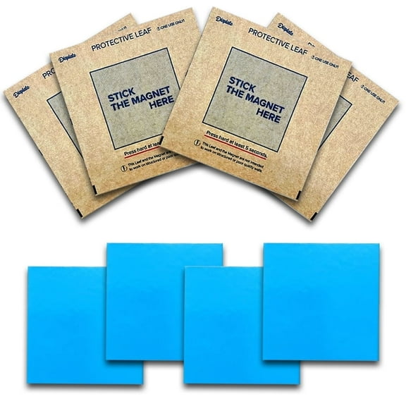 Displate Magnetic Mounting Kit 4 Magnet, 4 Protective Leaf & 4 Cleaner