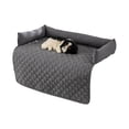 thumbnail image 1 of Methold Cama refrescante para mascotas, universal, impermeable, para perros, 90 x 90 cm, suave, antideslizante, color gris. Suministros para perros gris oscuro 90 x 90 cm, 1 of 6