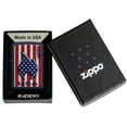 thumbnail image 3 of Zippo Patriotic Flame Design Navy Matte Pocket Lighter, 3 of 6