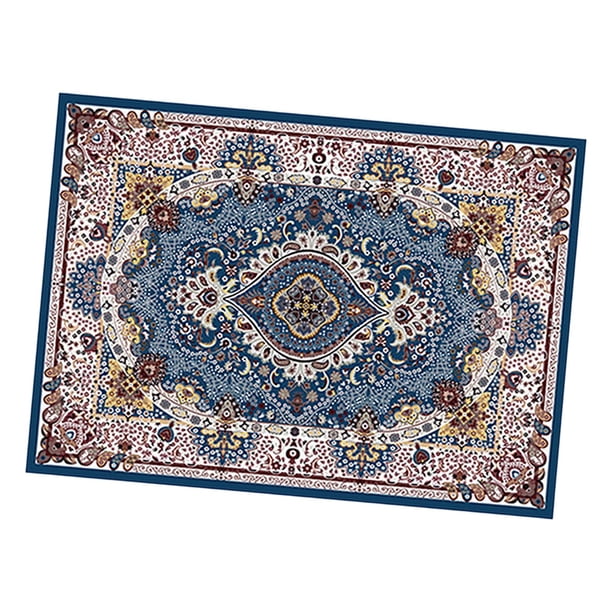 Alfombra de área Alfombra de entrada antideslizante 60 cm x 90 cm Estilo retro Decorativo Interior Accent Alfombra Salón Alfombra para entrada Pasillo Estilo B Soledad Alfombra