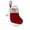 R, variant on LanSuare Mini Christmas Stockings with Initials, 7.8Inch Letter Embroidered Xmas Stockings, Knitted Red-White Xmas Stocking for Christmas Party, Family Fireplace Decorations(E)