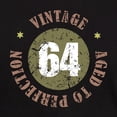 thumbnail image 3 of CafePress - 64Th Vintage Birthday Dark T Shirt - Men's Classic Graphic Cotton T-Shirt, 3 of 4