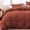 Burgundy, variant on Sleep Zone Washed Microfiber 100gsm Duvet Cover Set, All Season Bedding, Queen Black