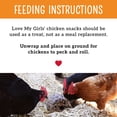 thumbnail image 6 of Love My Girls Peck 'N Roll Boredom Buster for Chickens, 2.5 lb. Seed Log, 1-Pack, 6 of 7