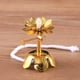 thumbnail image 2 of Titular de de la lámpara Ghee Soporte para mecha de lámpara Ghee, soporte para mecha de centro de mesa elegante de loto grande budista decorativo telescópico, suministros para Fanmusic Titular de de la lámpara Ghee, 2 of 7