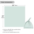 thumbnail image 4 of Juego de mantas para envolver Aijoviko, 35 pulgadas, color salvia con sombrero, 4 of 8