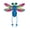 Dragonfly, variant on Regal Art & Gift Bee Stake 28" Metal 28.75" Garden Yard