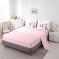thumbnail image 5 of Erosebridal Initial Alphabet M 7-Piece Twin Bedding Sets,Princess Bowknot Wild Cheetah Pattern Bedding Comforter Set For Bowtie Girls,Reversible, 5 of 7