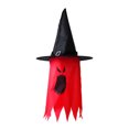 thumbnail image 1 of Decorations Outdoor Hanging Lighted Glowing Ghost Hat 75cm Lights String Battery Operated for Yard, Party, Indoor, Tree, 1 of 7