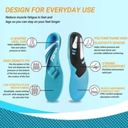 VALSOLE Orthopaedic Insoles, Arch Support Shoe Insoles Orthopaedic,For Heel Spur,Flat Foot, Foot Pain, Plantar Fasciitis,Comfort Mens and Womens Insoles,Insoles Work Shoes