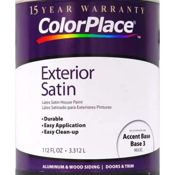 Colorplace Exterior Satin Accent Base Paint 1 Gal