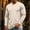 Beige, variant on Men's T-Shirts Long Sleeve Solid Color Top Cotton Crew Neck Soft Breathable Tee Shirt, XL