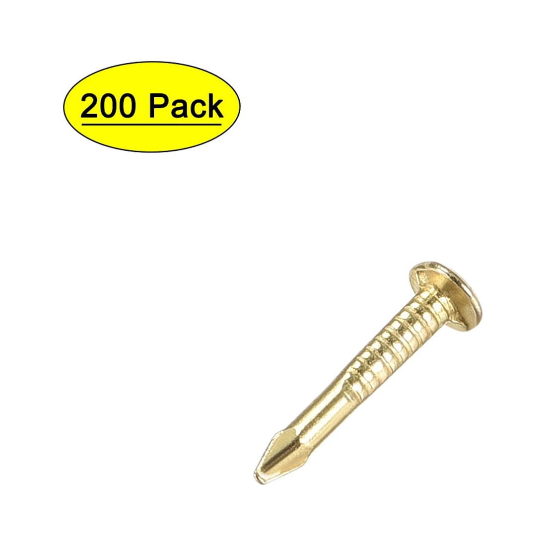 Petits Clous 1.2x6mm - Lot De 350 Pièces Pour Bricolage, Déco, Bois - Marque Uxcell