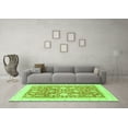 thumbnail image 3 of Ahgly Company Indoor Square Oriental Green Traditional Area Rugs, 7' Square, 3 of 4