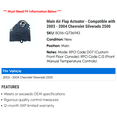 thumbnail image 2 of Main Air Flap Actuator - Compatible with 2003 - 2004 Chevy Silverado 2500, 2 of 2