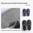 thumbnail image 4 of 6 Pares De Pantuflas De Fieltro Polar, Portátiles, Lavables, Desechables, Antideslizantes, Para El Hogar, Para Huéspedes De Spa, Hoteles, Viajes, 4 of 4