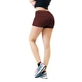 thumbnail image 2 of HyBrid & Company Womens 3 inch Reg/5 inch Plus Inseam Butt Lifting Stretch Twill/Denim Shorts, 2 of 4