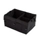 thumbnail image 1 of Caja de almacenamiento para coche y acampada, organizador de maletero de coche, organizador de almacenamiento de maletero plegable negro para coche SUV (negro), 1 of 5