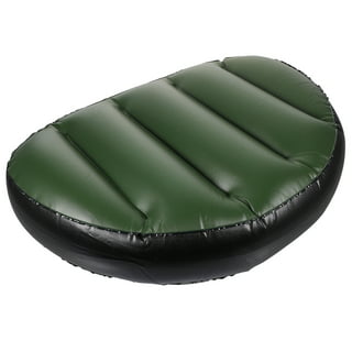 DENPETEC Inflatable Boat Seat Cushion,Soft Kayak Cushion, Durable PVC Seat  Cushion, Foldable Air Inflatable Seat Pad for Outdoor Camping  Canoe(Size:56*27*15cm)