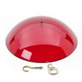 thumbnail image 2 of Birds Choice 10" Color Pop Collection Protective Dome Cover for Hanging Bird Feeders, Red, 2 of 3