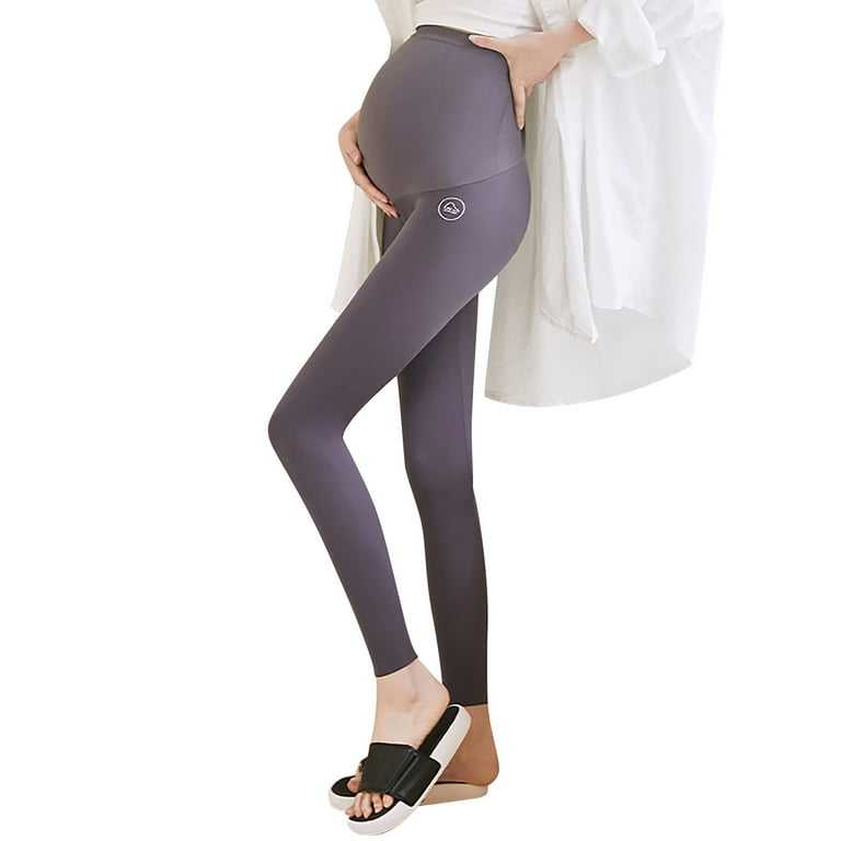 CAICJ98 Womens Leggings Cotton Waist Leggings for Women Tummy Control-Soft  High Waisted Non See Through Black Yoga Pants A,XL