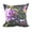 Black, variant on Floral Fancy 16 Inch Red Floral Print Decorative Throw Pillow