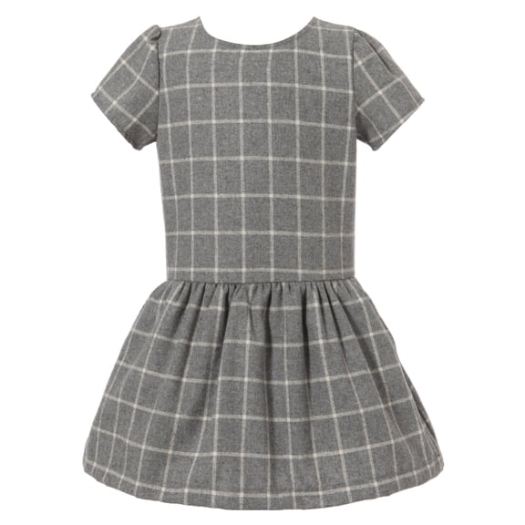 Richie House Girls' Plaid Wool Dress RH1696