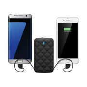 iWalk Extreme Duo 3000 - Power bank - 3000 mAh - 1 A - 2 output connectors (Lightning, Micro-USB Type B) - black