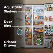 Element 21.4 Cu. Ft. Side by Side Refrigerator