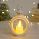thumbnail image 5 of Luz ambiental de vela electrónica | Mini lámpara de aceite Flicker Luz Nocturna | Alimentado por batería | Ambiente festivo decorativo | Bronce Plata Blanco Gris | 13,5x9cm | 1 pieza, 5 of 6